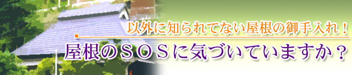 ������SOS�ɋC�Â��Ă��܂����H